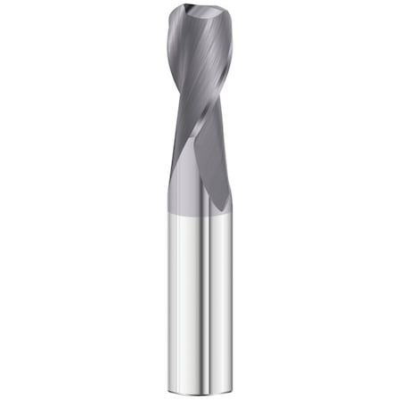 Fullerton Tool 2-Flute - 30 Degree Helix - 3215 GP End Mills, TIALN, RH Spiral, Corner Radius, Standard, 3/4 33885